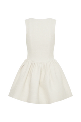 Jennifer Boucle Mini Dress - Ivory