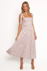 Hayden Maxi Dress - Purple Floral