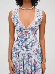 Audrey Floral Maxi Dress
