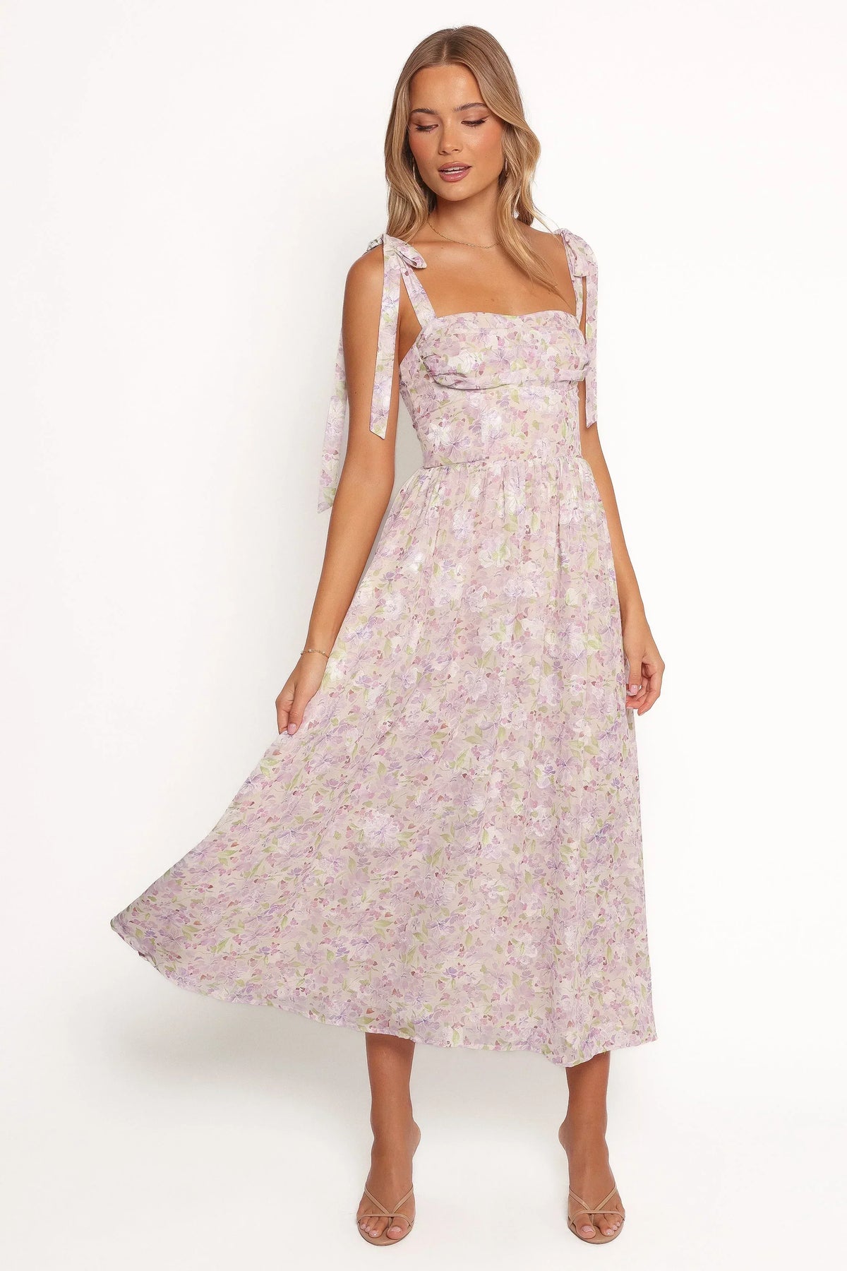Hayden Maxi Dress - Purple Floral