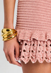Vali Crochet Pearl Embellished Dress