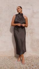 Esther Maxi Dress - Espresso