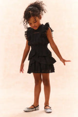 Girls Decker Cotton Ruffle Dress
